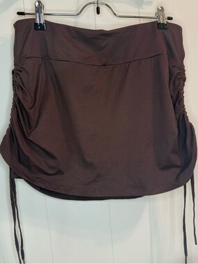 Kyodan Chocolate Brown Activewear Skort size Medium. Casual, Athleisure, Y2K